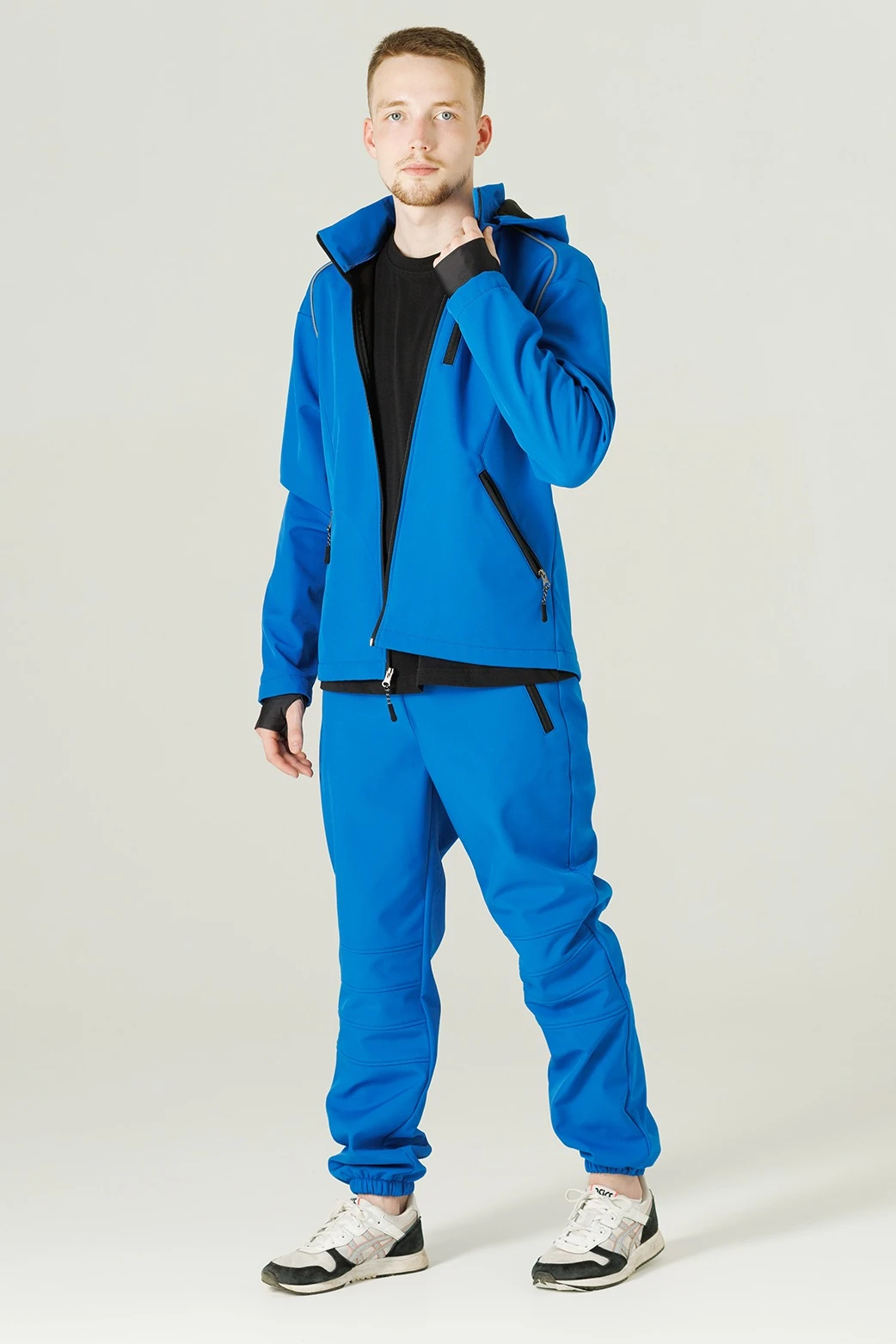 Спортивный костюм Марвел из софтшелла унисекс, однотонный#4