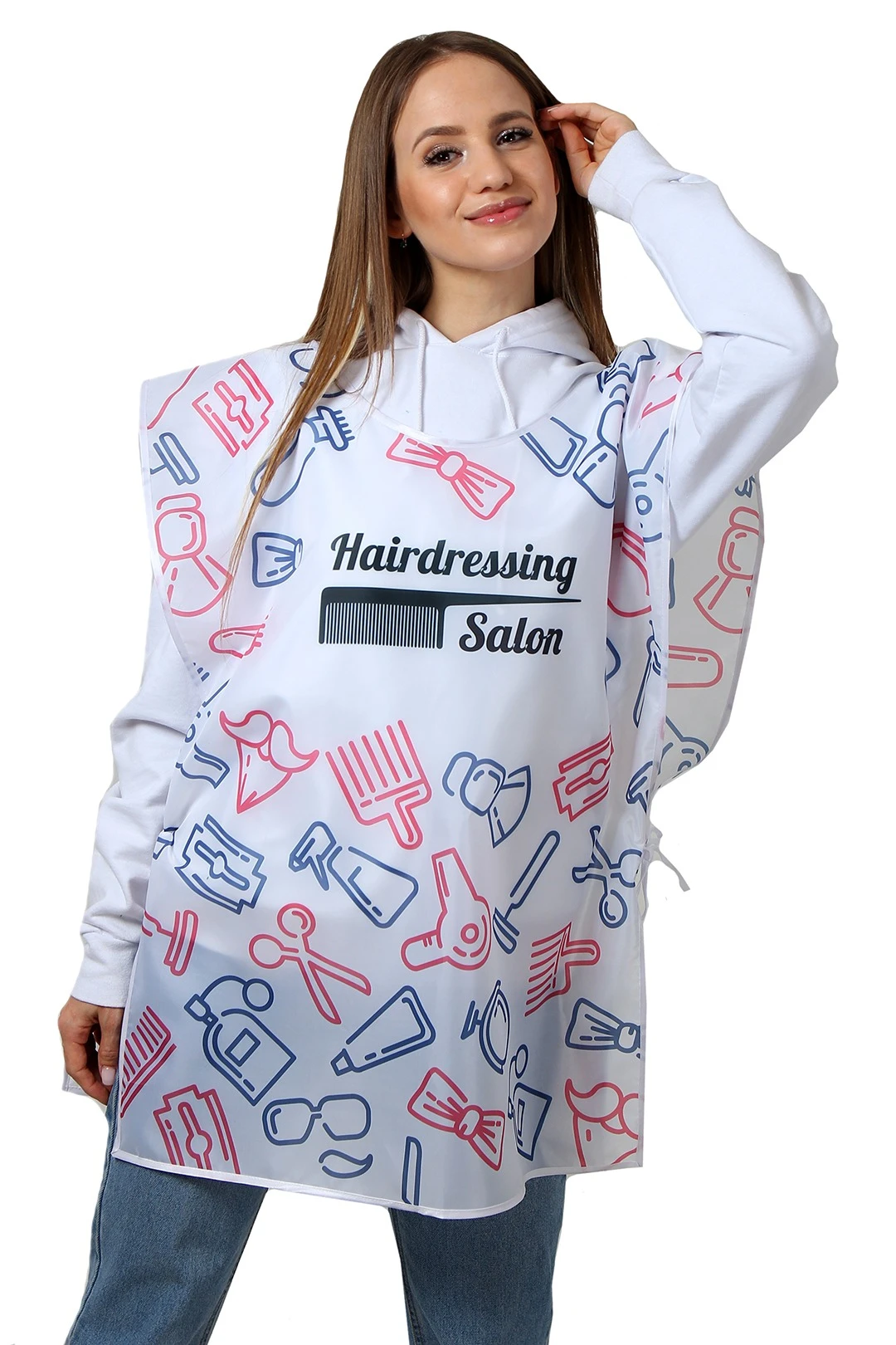 Накидка Инсайт 60х80 см, с полной запечаткой "Hairdressing Salon"#1