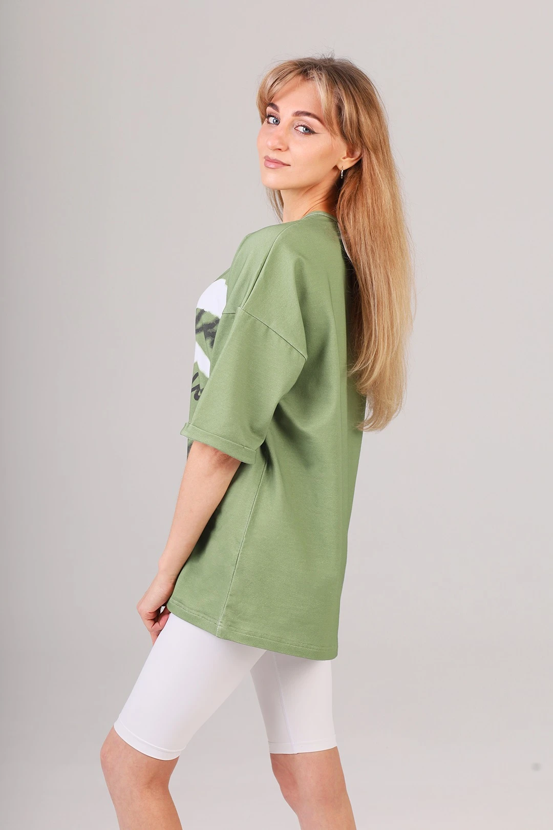 Футболка Бен оверсайз унисекс из кулирки хб с полной запечаткой "Leto"#2