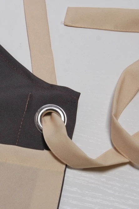 Фартук Хилтон из габардина, с полной запечаткой "Kafita"#1