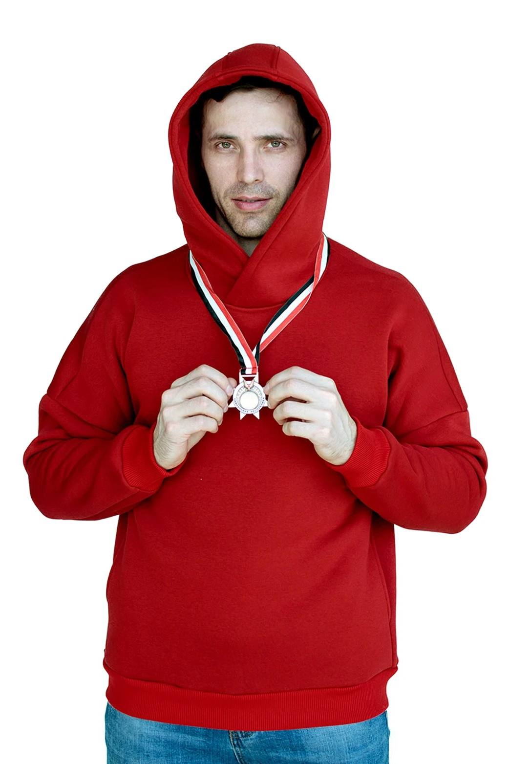 Купить худи Кинг из футера унисекс, однотонная