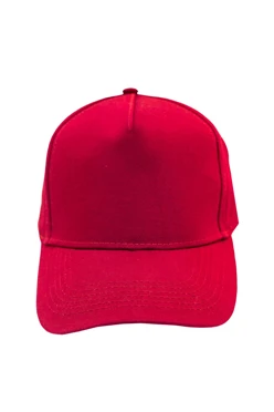 Бейсболка Актив пятиклинка взрослая, однотонная бордовая (хлопок)#1