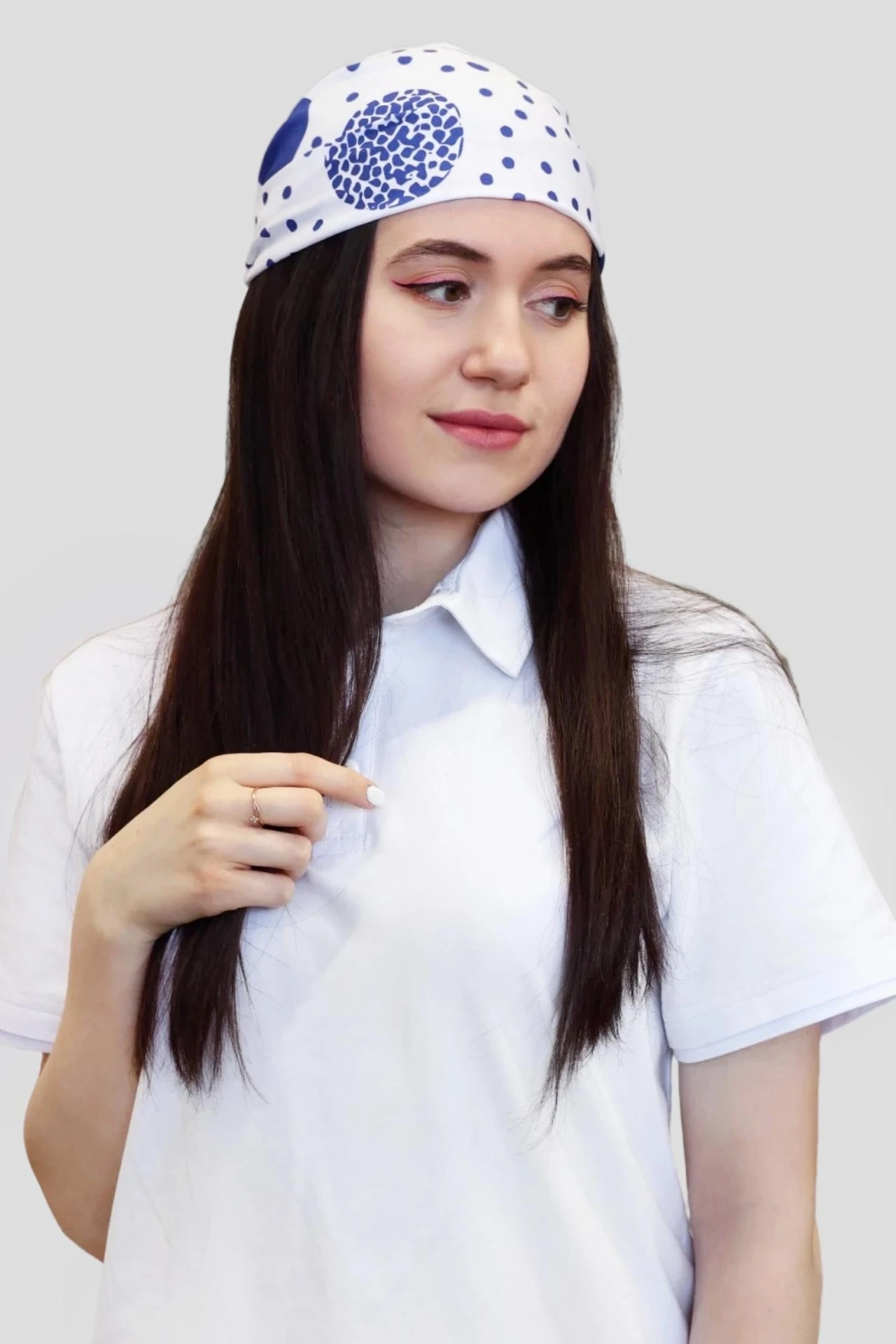 Бандана с полной запечаткой, полиэстер 75х75х105 см#1