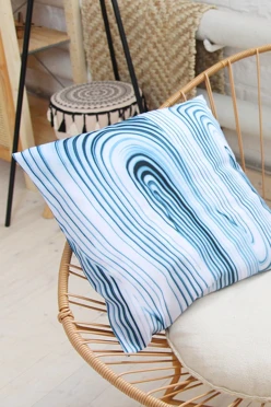 Подушка 50х50 см, с принтом "Lapis lazuli"#1