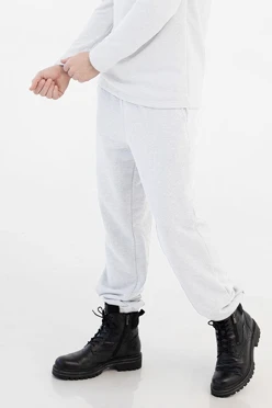 Купить брюки Хит из футера мужские белые