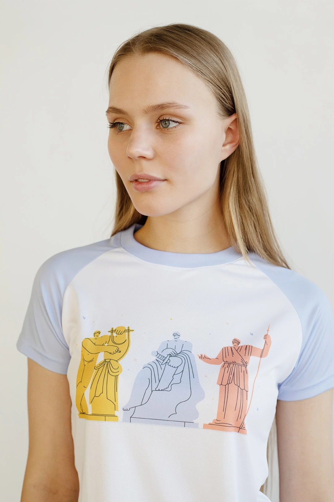 Футболка Спэйс женская из ложной сетки с полной запечаткой "Antic"#1 Футболка Спэйс женская из ложной сетки с полной запечаткой "Antic"#1