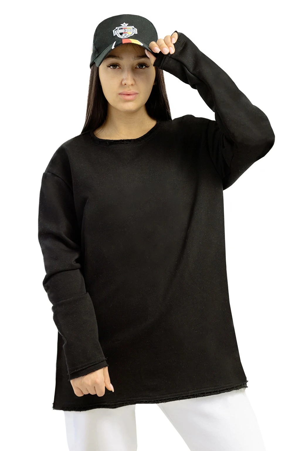 Толстовка Мартин из футера оверсайз унисекс, однотонная#1