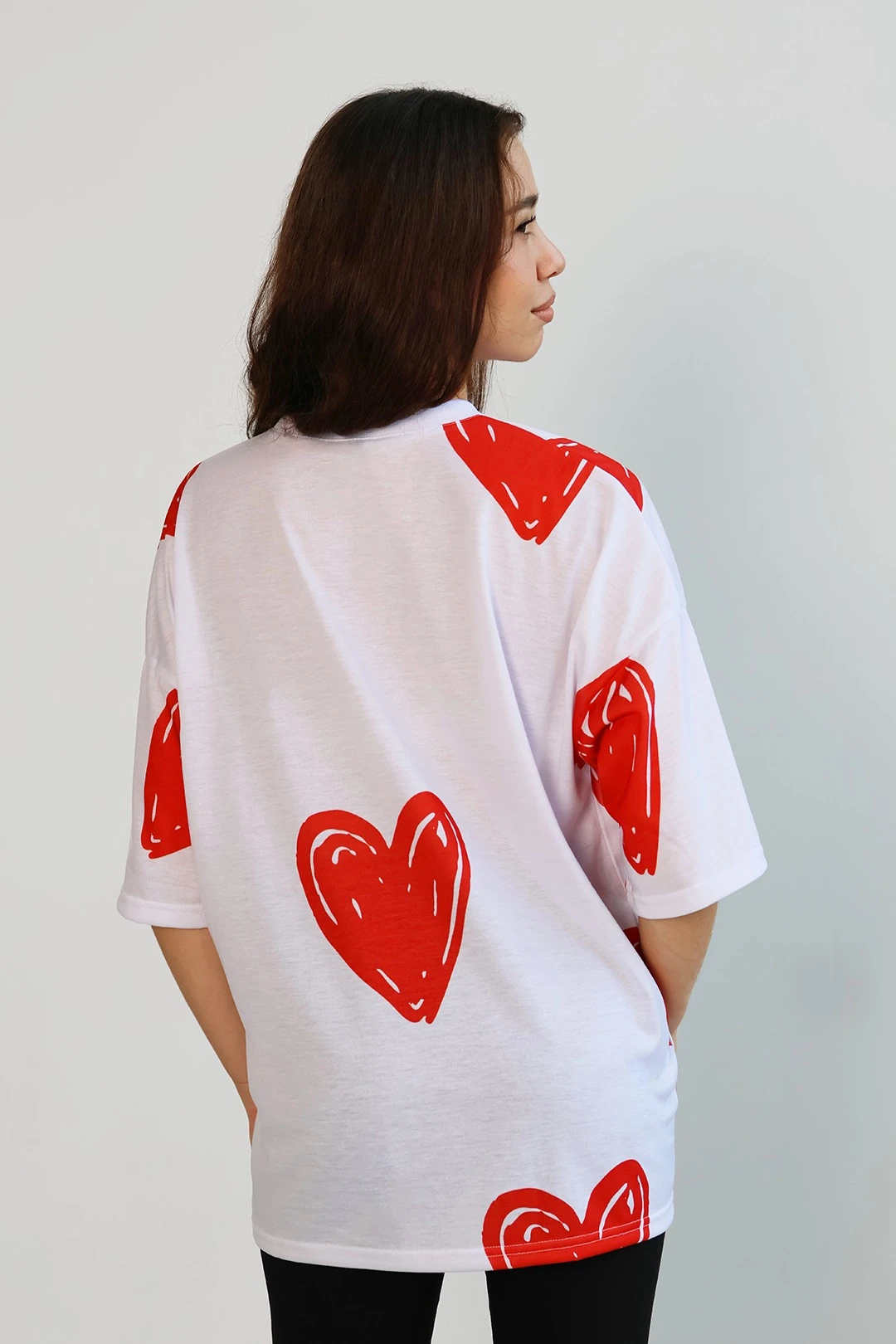 Футболка Макс оверсайз унисекс с принтом "Love"#1 Футболка Макс оверсайз унисекс с принтом "Love"#1