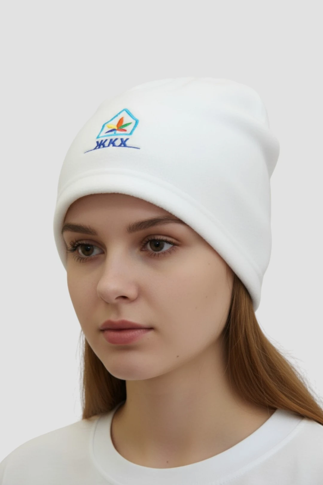 Шапка Руби флисовая однослойная взрослая, однотонная#2 Шапка Руби флисовая однослойная взрослая, однотонная#2