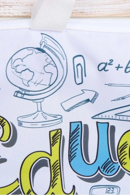 Сумка Ворд с ручками 45х33 см, с полной запечаткой "Education"#4