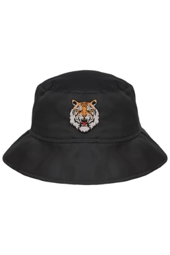 Купить панаму Мальта из греты с узкими полями, однотонная "Tiger"