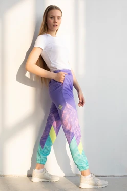 Брюки Экшен женские с полной запечаткой#3