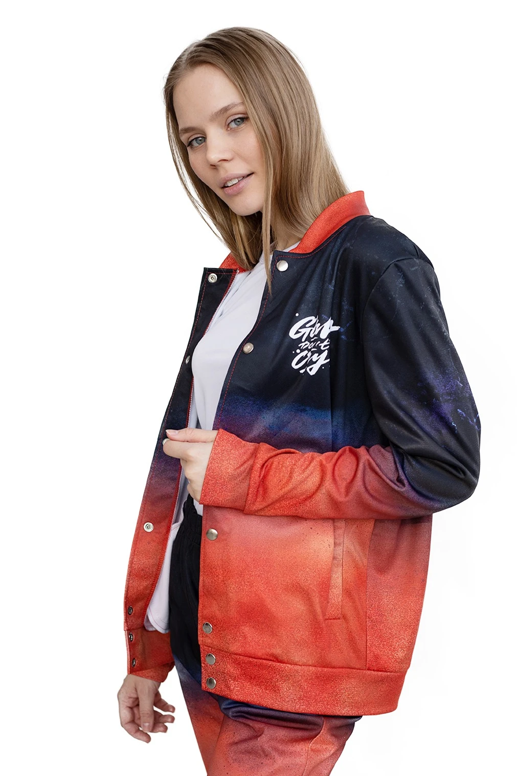 Купить бомбер унисекс с полной запечаткой