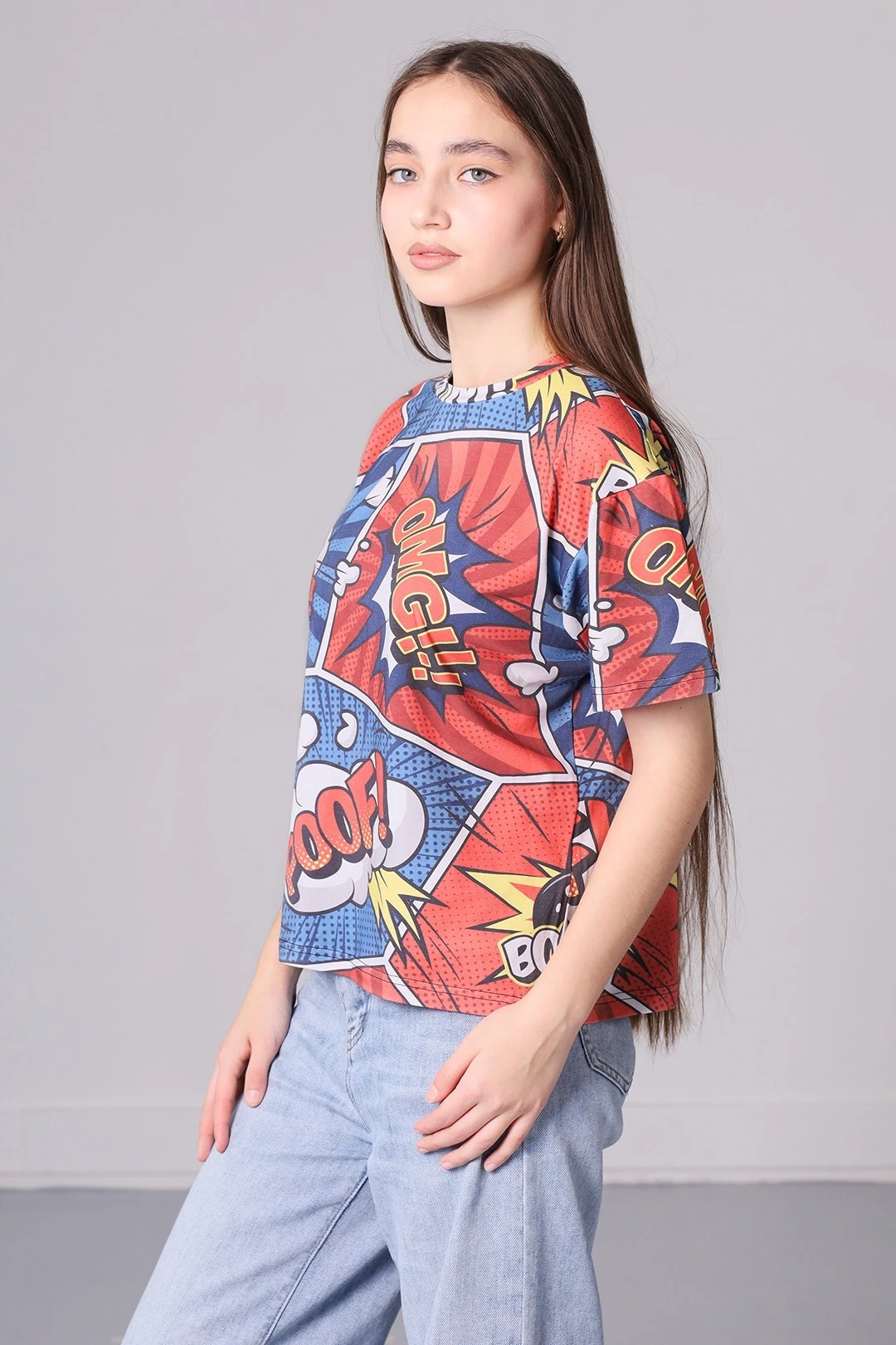 Купить футболку Ларри унисекс с полной запечаткой "OMG"