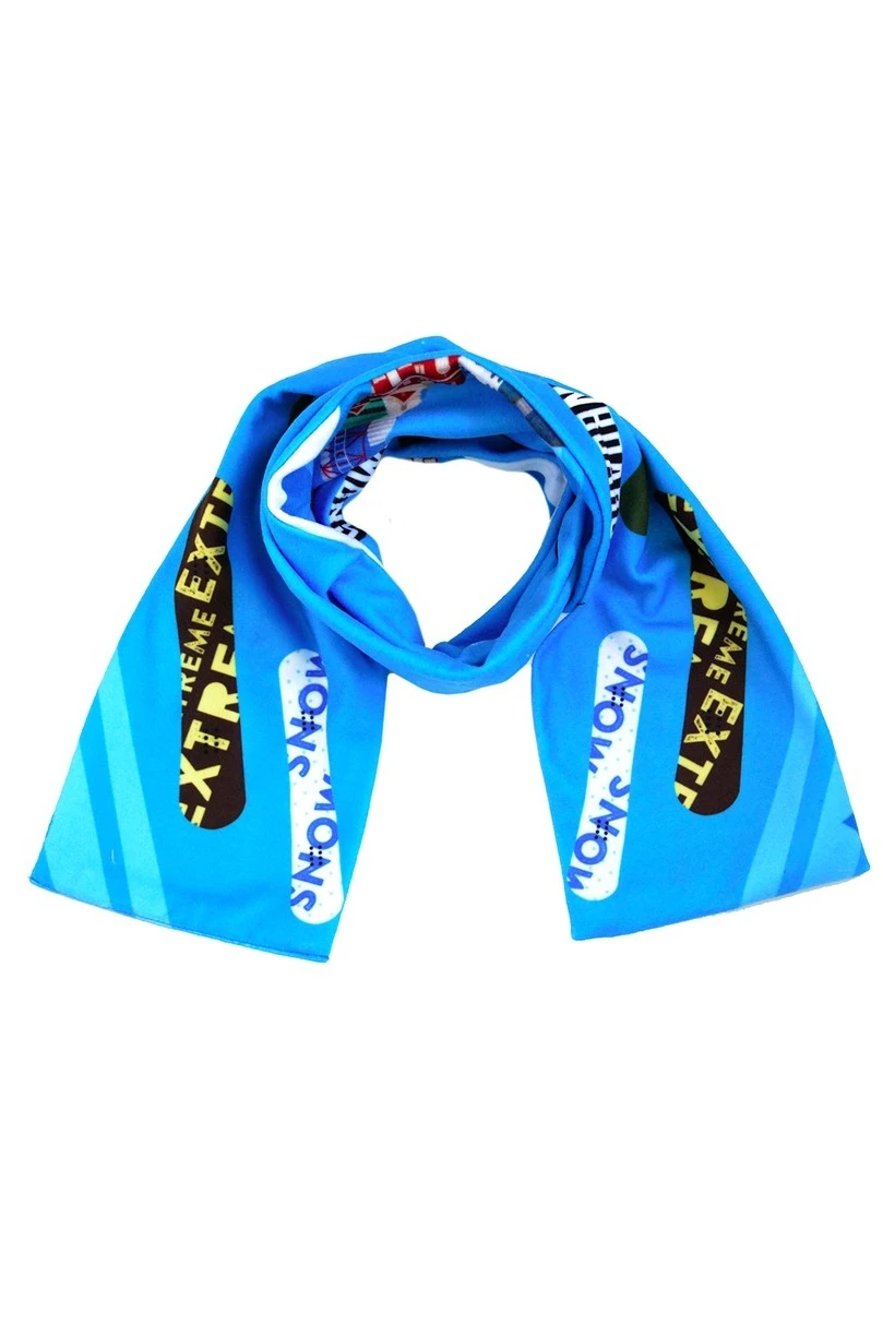 Шарф двухслойный 15х120 см, с полной запечаткой "Extreme"#2 Шарф двухслойный 15х120 см, с полной запечаткой "Extreme"#2