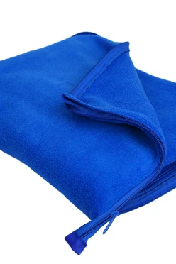 Купить синий плед Трансформер флисовый