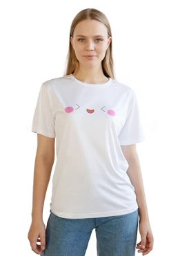 Футболка Астер из примы женская, белая#1