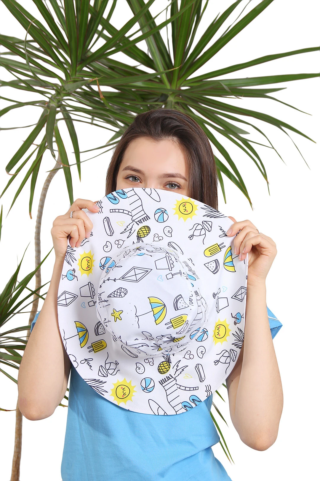 Панама Эквадор с широкими полями, с полной запечаткой "Beach Pub"#3 Панама Эквадор с широкими полями, с полной запечаткой "Beach Pub"#3