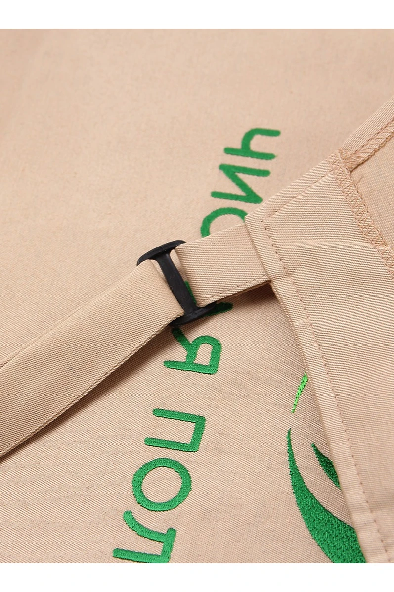 Фартук Латте из греты с регулятором лямки, однотонный "Pure Benefits"#5 Фартук Латте из греты с регулятором лямки, однотонный "Pure Benefits"#5