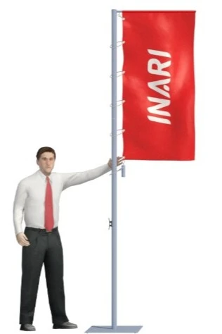 Купить флагшток Моби Универсал 3 м с плечом 1 м