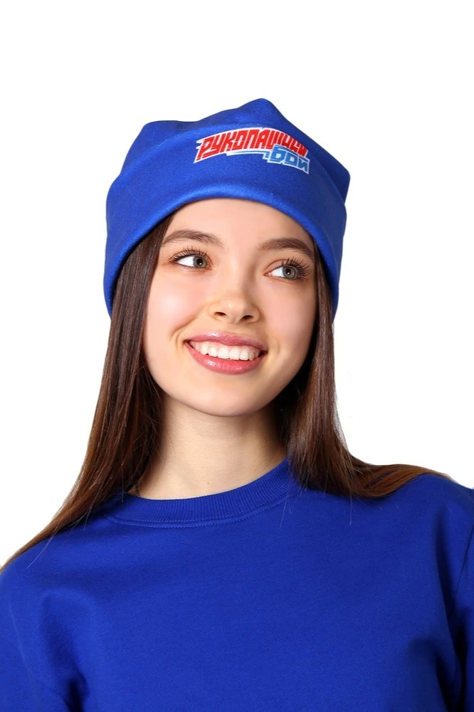 Шапка Лофт флисовая двухслойная взрослая, с полной запечаткой "Dogfight"#2 Шапка Лофт флисовая двухслойная взрослая, с полной запечаткой "Dogfight"#2