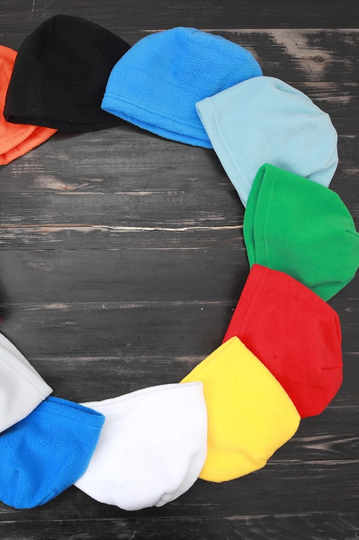 Шапка Вайт флисовая однослойная детская, однотонная#5 Шапка Вайт флисовая однослойная детская, однотонная#5