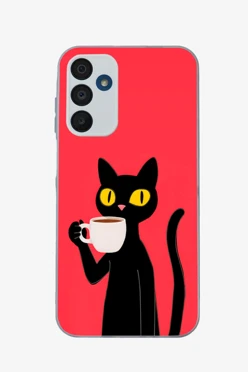 Купить чехол для Samsung A15 с принтом "Car and coffee"