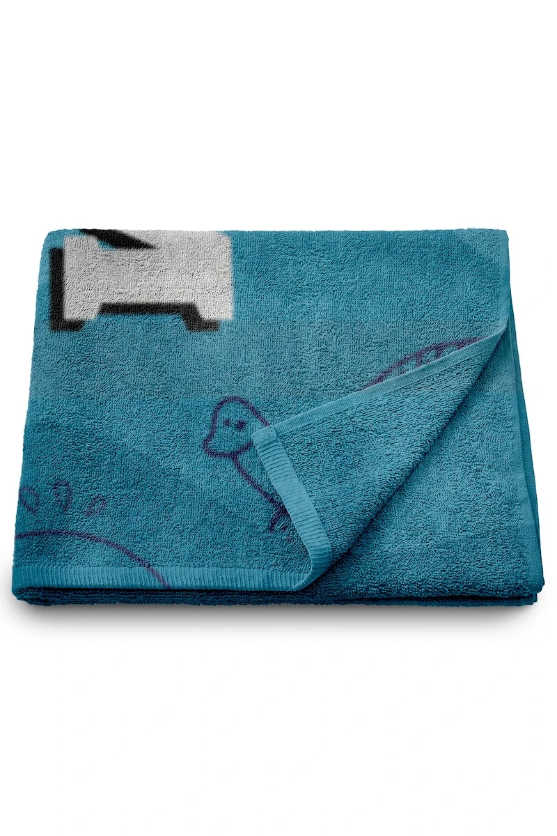 Купить полотенце махровое 70х140 cм печать с двух сторон "Артём"