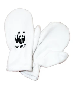 Купить варежки флисовые "WWF" подростковые