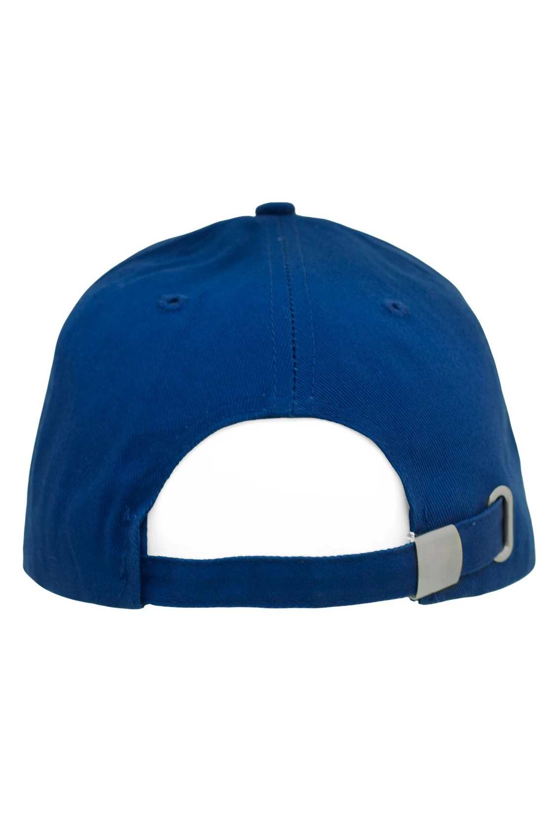 Бейсболка Актив пятиклинка взрослая, однотонная синяя (хлопок)#1