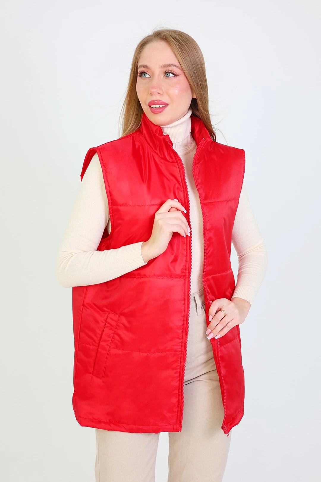 Купить жилет Оливер унисекс красный