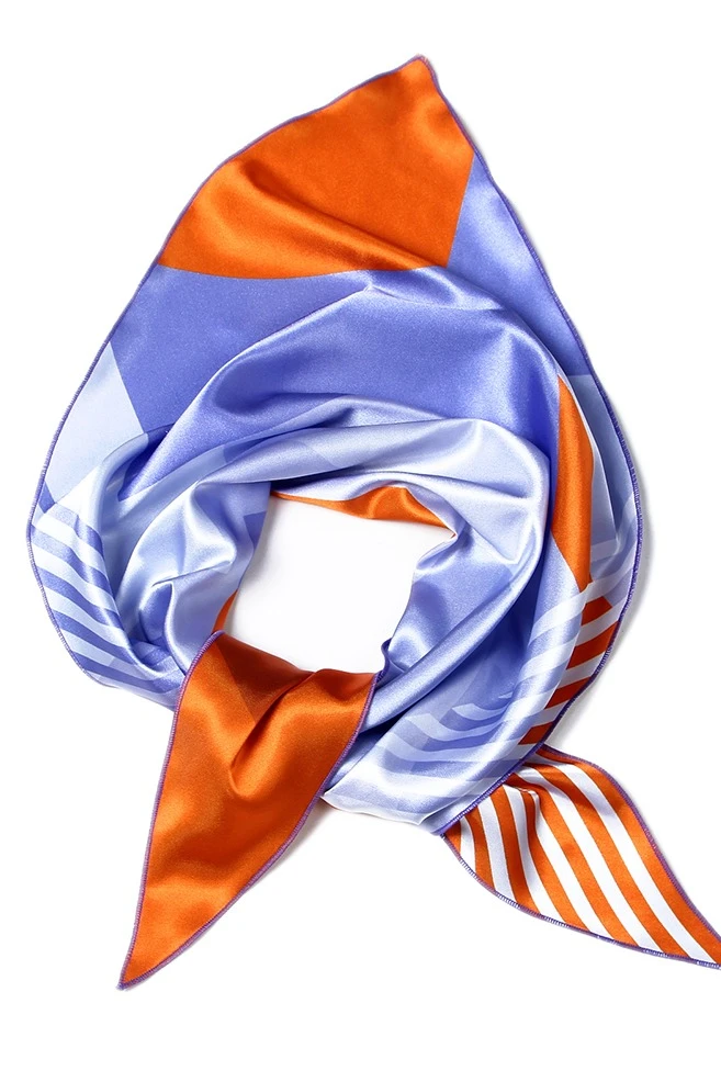 Косынка Шарлотта 75х75х105 см, с полной запечаткой "Figuri"#4 Косынка Шарлотта 75х75х105 см, с полной запечаткой "Figuri"#4