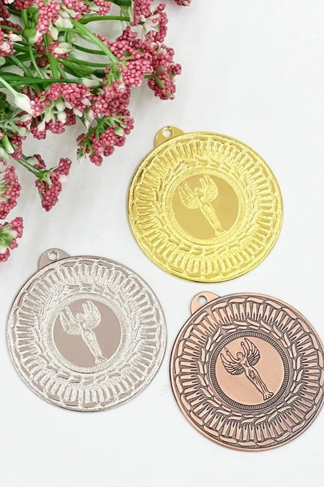 Медаль металлическая ИК5001 50мм с шильдом 25мм#2