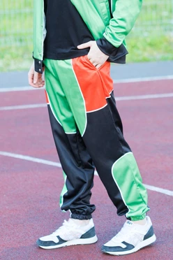 Купить брюки Экшен зауженные унисекс, с полной запечаткой "Olimp"