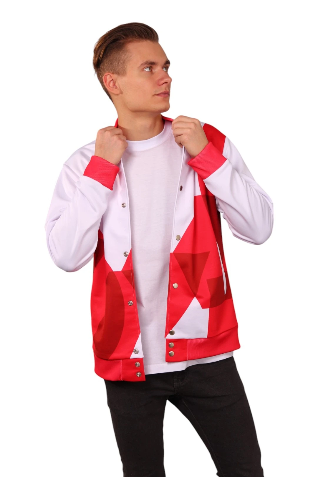 Купить бомбер Блэйд унисекс из футера с полной запечаткой "Rubin" Купить бомбер Блэйд унисекс из футера с полной запечаткой "Rubin"