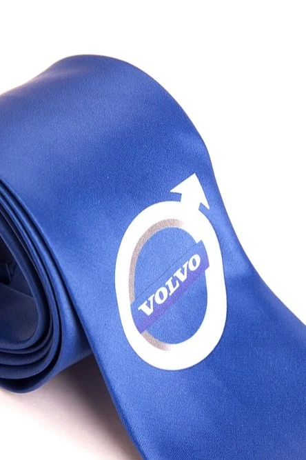 Галстук Классика самовяз мужской, с полной запечаткой "Volvo"#2 Галстук Классика самовяз мужской, с полной запечаткой "Volvo"#2