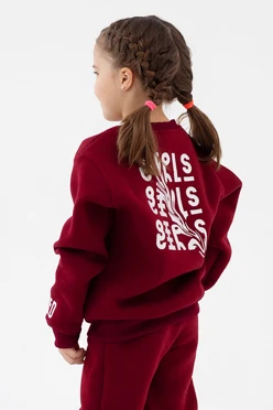 Свитшот Тревис из футера детский, однотонный#1