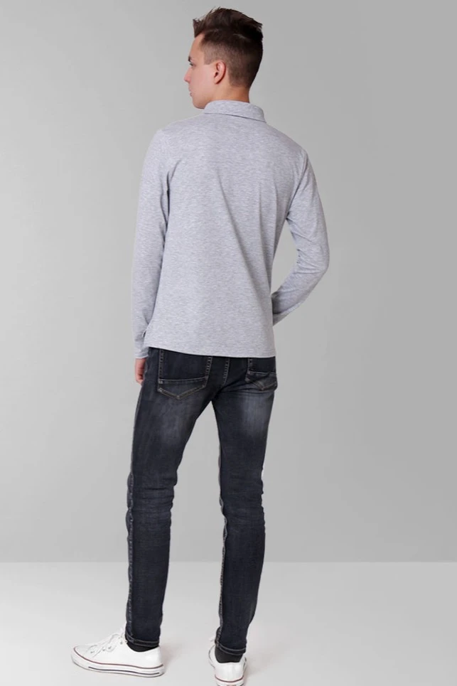 Лонгслив Декстер Плюс унисекс однотонный (хлопок)#1 Лонгслив Декстер Плюс унисекс однотонный (хлопок)#1