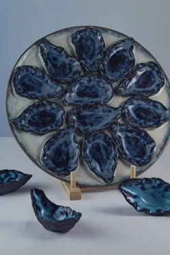 Купить устричную тарелку большую d33 см