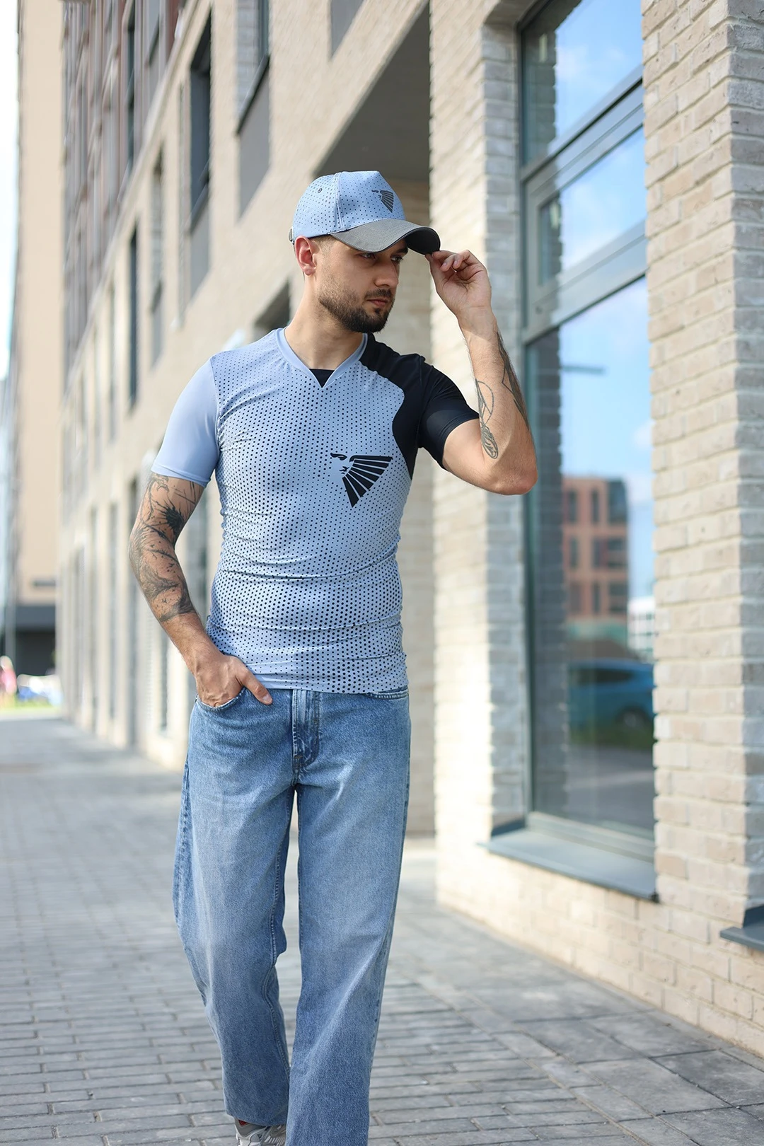 Футболка Нолан унисекс с полной запечаткой "Plane"#1