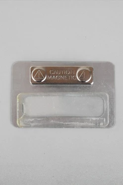 Бейдж из алюминия сублимационного с заливкой смолой, 47х73 мм#2