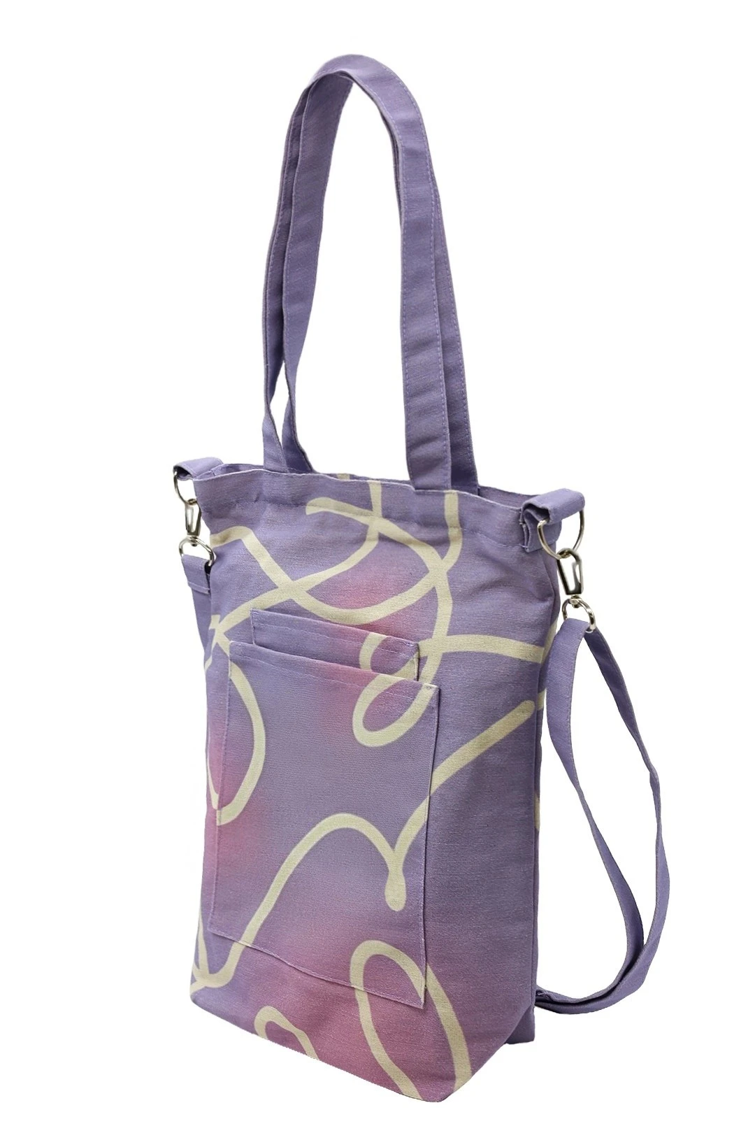 Сумка Айви из двунитки 30х35х10 см, печать с двух сторон "Shape your body"#4 Сумка Айви из двунитки 30х35х10 см, печать с двух сторон "Shape your body"#4