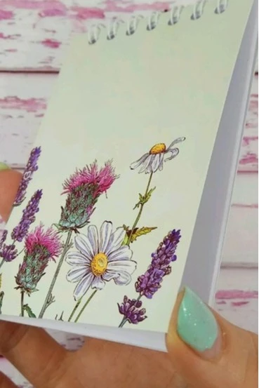 Купить блокнот фирменный на пружине формат А7 (листы без печати)