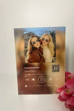 Купить трек-постер на стекле