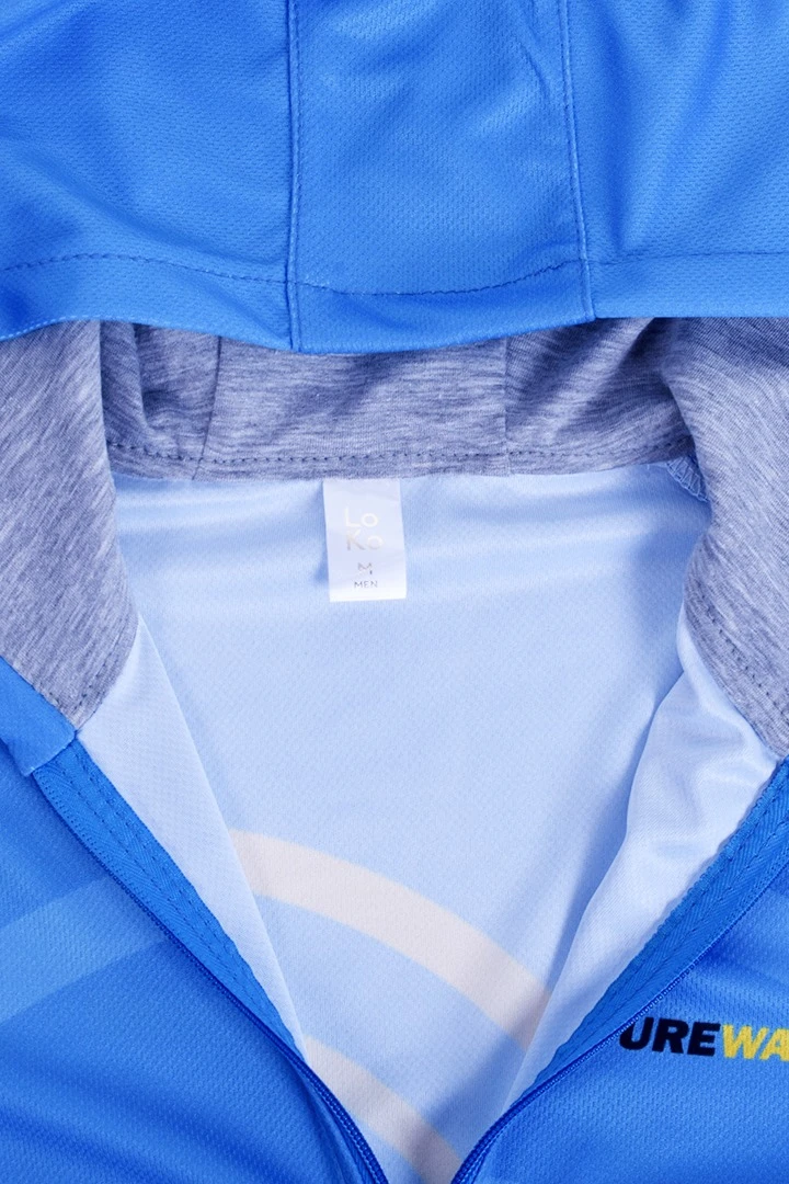 Балахон Ронни унисекс из адидаса с полной запечаткой "Light blue"#5 Балахон Ронни унисекс из адидаса с полной запечаткой "Light blue"#5