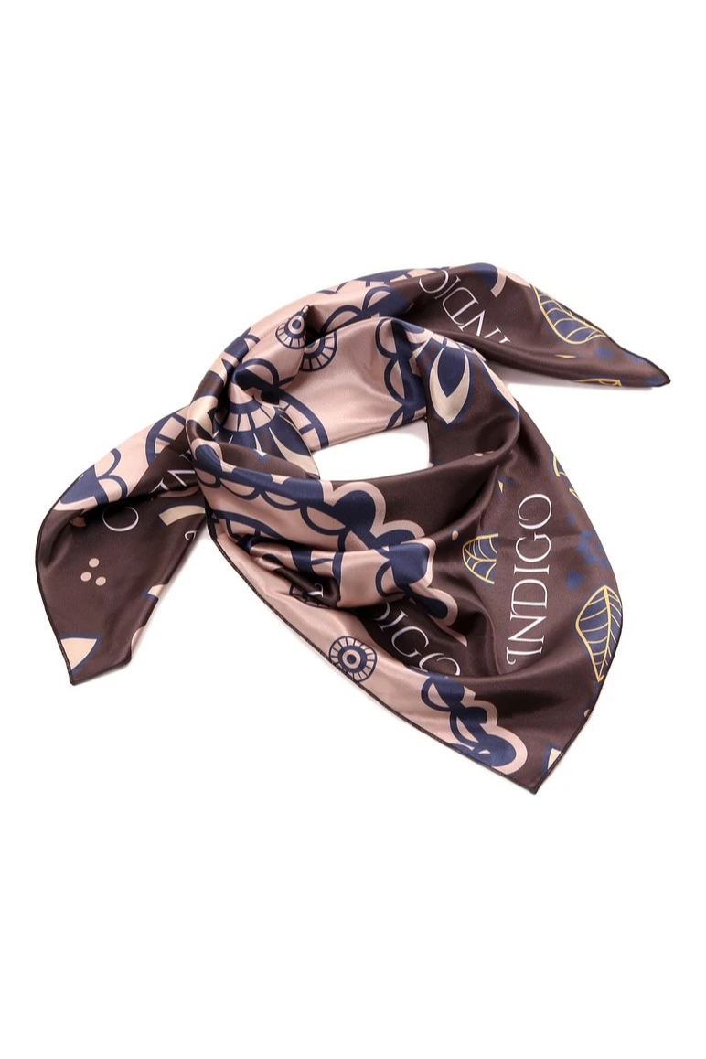 Платок Шанель 90х90 см, с полной запечаткой#1