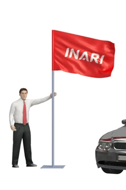 Купить флагшток Моби Эконом 3 м