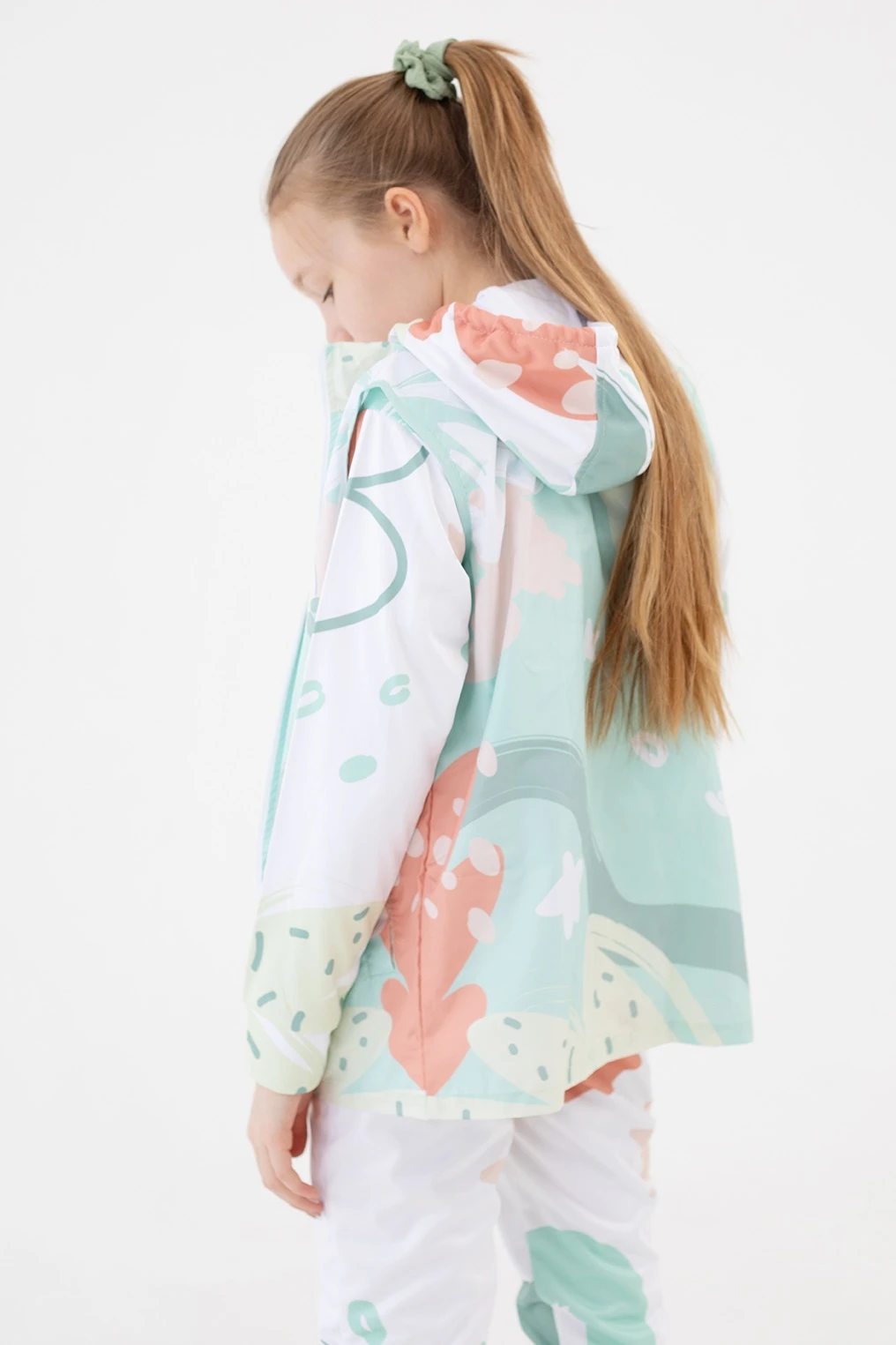 Жилет Брендон без капюшона детский, с полной запечаткой "Eco camp"#4 Жилет Брендон без капюшона детский, с полной запечаткой "Eco camp"#4