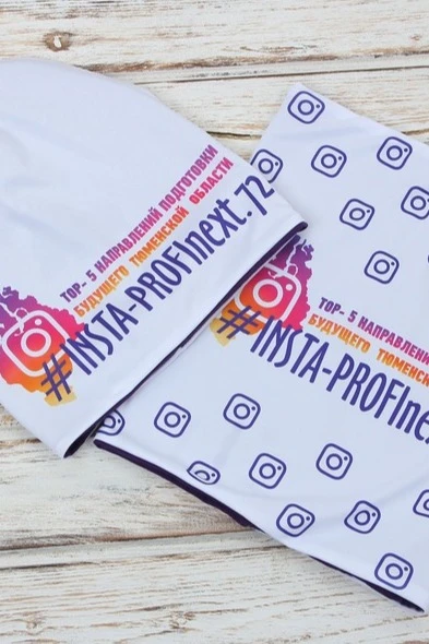 Бафф Сноу двухслойный взрослый, с полной запечаткой "Insta PROFInext"#8