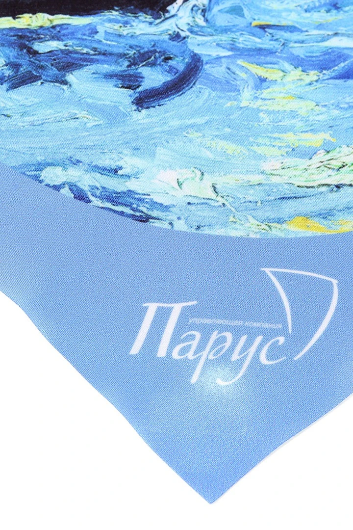 Косынка Шарлотта 60х60х90 см, с полной запечаткой "Parus"#3 Косынка Шарлотта 60х60х90 см, с полной запечаткой "Parus"#3